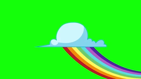 Professional Cloud Professional Green Screen Element Video stock 341328421