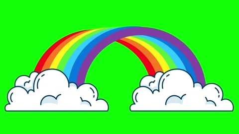 Professional Clouds Professional with Arrow Green Screen Element Stock-Footage 341336635