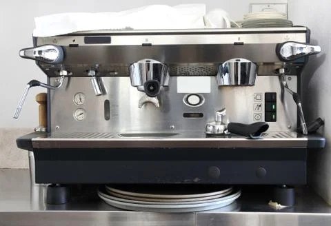 Professional coffee machine Stock Photos