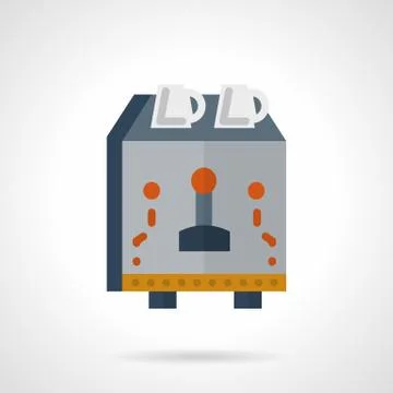 Professional coffee machine vector icon Illustrazione stock