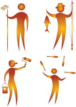 Professional collection Stock Illustration