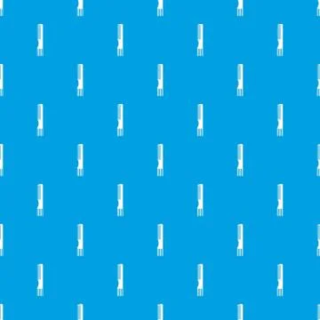 Professional comb pattern vector seamless blue Ilustración de archivo