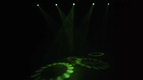 Professional concert light on an empty stage, before the concert. Stock Footage 225534256