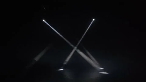 Professional concert light on an empty stage, before the concert. Stock Footage 225537280