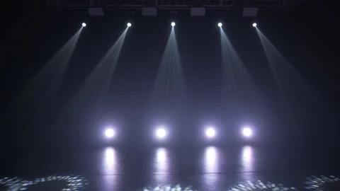 Professional concert light on stage in the studio. Stock Footage 230233098