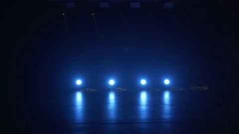 Professional concert light on stage in the studio. Stock Footage 230233186