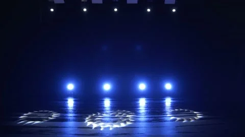 Professional concert light on stage in the studio. Stock Footage 230233221
