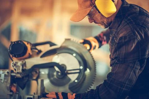 Professional Construction Contractor Worker Stock Photos