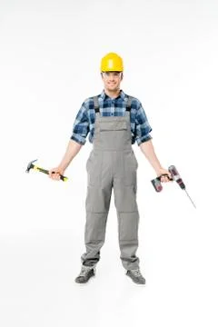 Professional construction worker Stock Photos