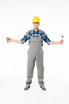 Professional construction worker Stock Photos