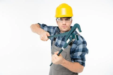 Professional construction worker Stock Photos