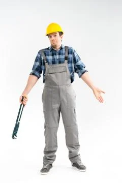 Professional construction worker Stock Photos