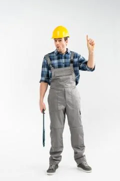 Professional construction worker Stock Photos