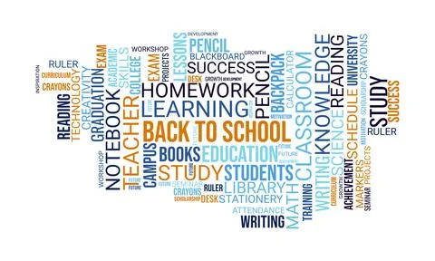 Professional continuing education word cloud featuring career development Иллюстрация