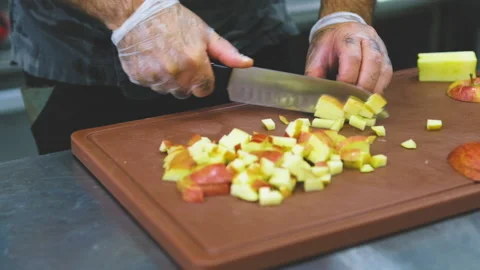 Professional cook at work Stock Footage 157559515