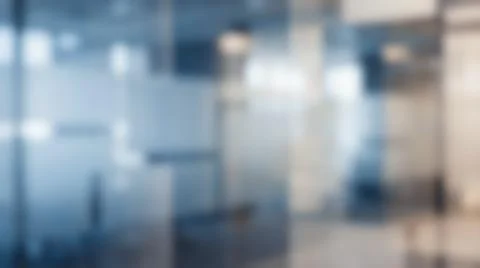 Professional corporate workspace backdrop concept showing unfocused bright gl Stock Photos