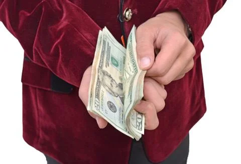 Professional countin the currency notes Stock Photos