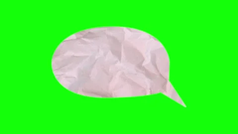 Professional Crumpled Dynamic Green Screen Element Stock Footage 346206228
