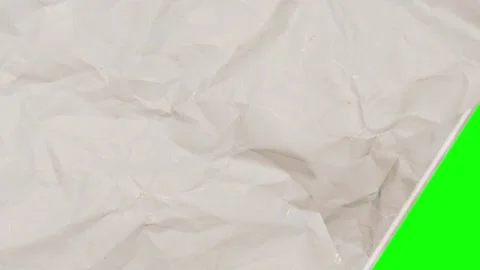 Professional Crumpled Dynamic Green Screen Element Vídeo Stock 346206915