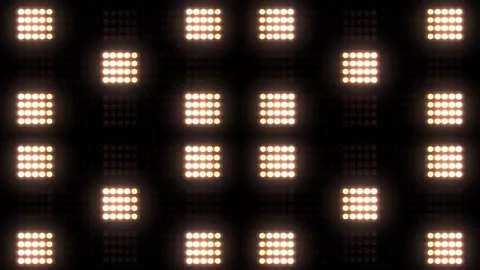 Professional Cubic Warm Light Stage Light Pattern Stock Footage 233658501