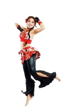 Professional dancer balkan Stock-Fotos