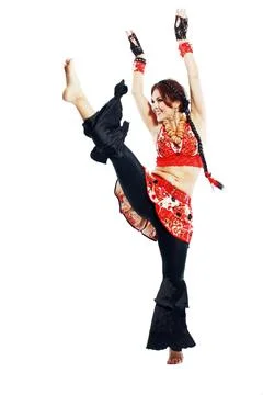 Professional dancer balkan Stock Photos