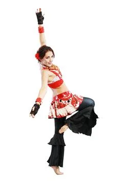 Professional dancer balkan Stock Photos