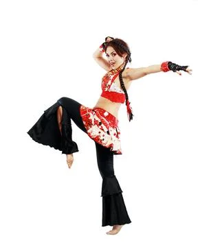Professional dancer balkan Stock Photos