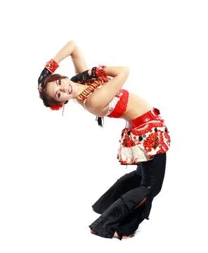 Professional dancer balkan Stock Photos