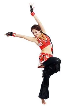 Professional dancer balkan Stock Photos