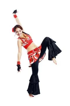 Professional dancer balkan Stock Photos