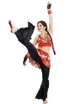 Professional dancer balkan Stock Photos