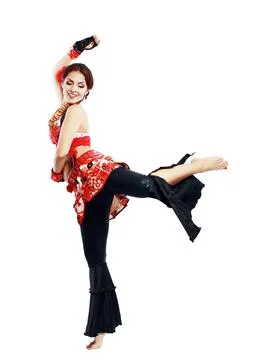 Professional dancer balkan Stock Photos