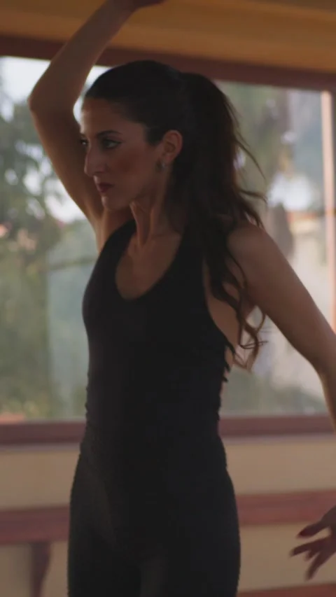 Professional Dancer During The Rehearsal Stock Footage 275177931