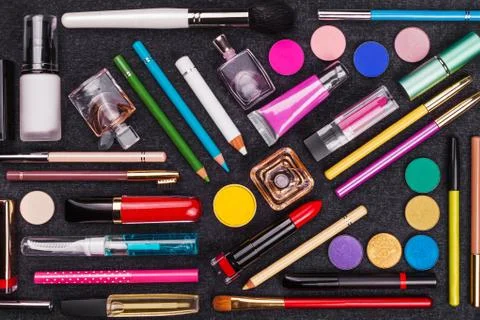 Professional decorative cosmetics Stock Photos