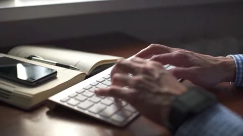 Professional designer or artist using laptop and digital graphic tablet while Stock Footage 68665171