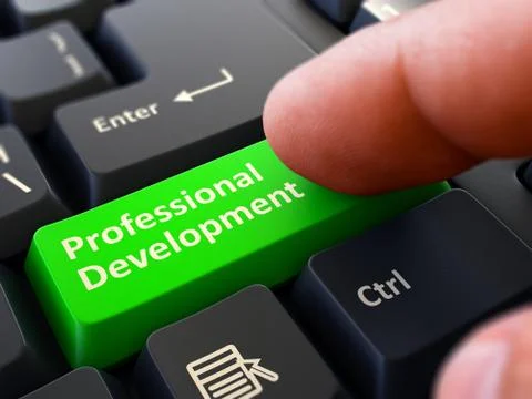 Professional Development - Concept on Green Keyboard Button Stock Illustration