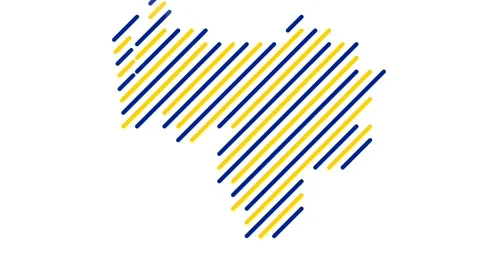 Professional Diagonal Motion Builds Venezuela Country Form Video stock 328487565