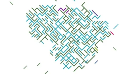 Professional Diagonal Motion Graphic Lithuania Map Stock Footage 326838174