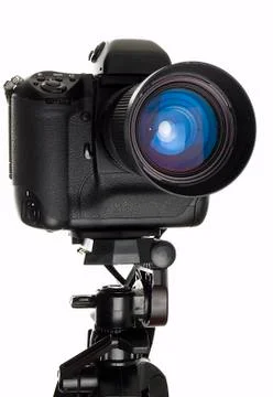 Professional digital camera Stock Photos