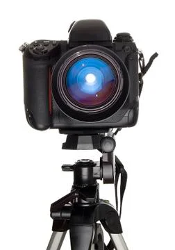 Professional digital camera Stock Photos
