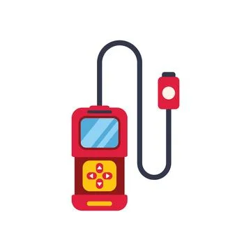 Professional digital clamp meter for measuring electrical current Stock Illustration