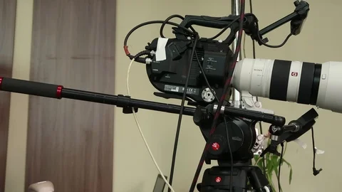 Professional digital video camera. Видео 104059542