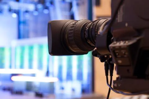 Professional digital video camera. Stock-Fotos