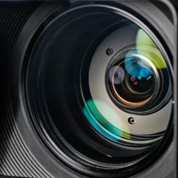 Professional digital video camera Stock Photos