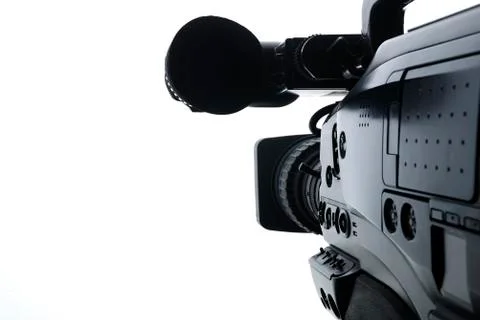 Professional digital video camera Stock Photos