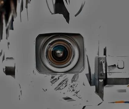 Professional digital video camera. Stock Photos