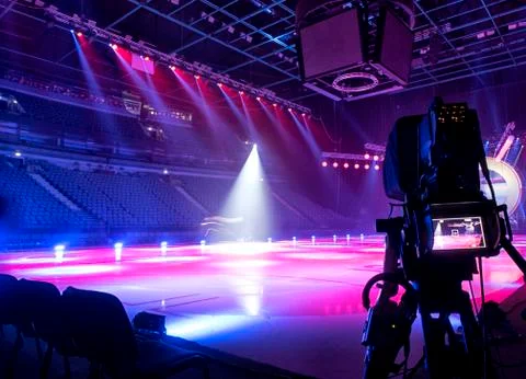 Professional digital video camera. Stock Photos