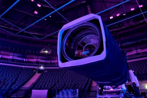 Professional digital video camera. Stock Photos