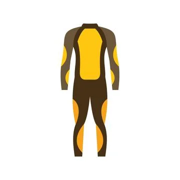 Professional diving suit for exploring seabed depths Stock Illustration